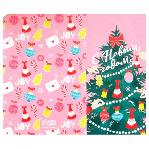 Обёртка для шоколада "Новогодняя ёлка" 18,2х15,5 см 7044569