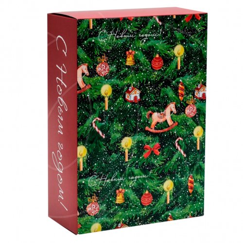 Коробка для сладостей "Ёлочные игрушки" 5017550