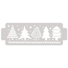 Трафарет кулинарный "Ёлки" ККБШНГ-16