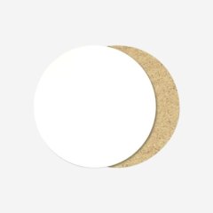 Подложка под торт Белая ЛХДФ 3 мм 12 см ТСКЛ01