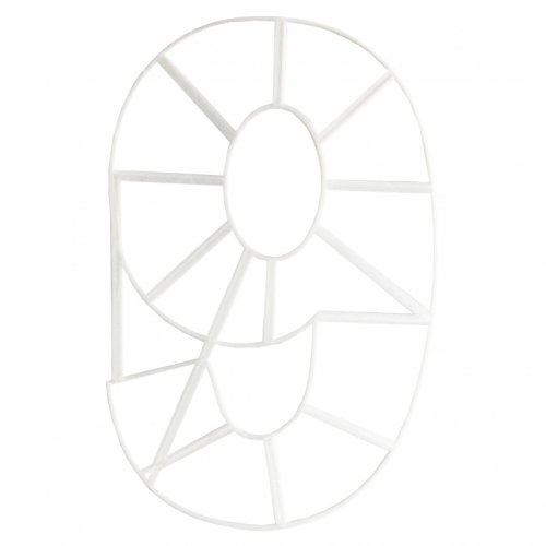 Вырубка пластиковая для торта "Цифра 9" 71598