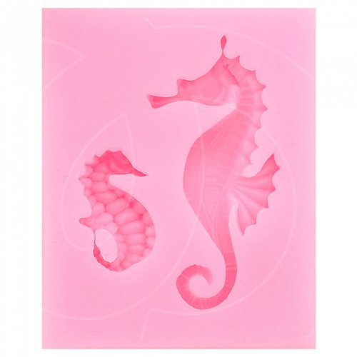 Молд силиконовый "Морские коньки" 6,3х5 см 4288380, m-122