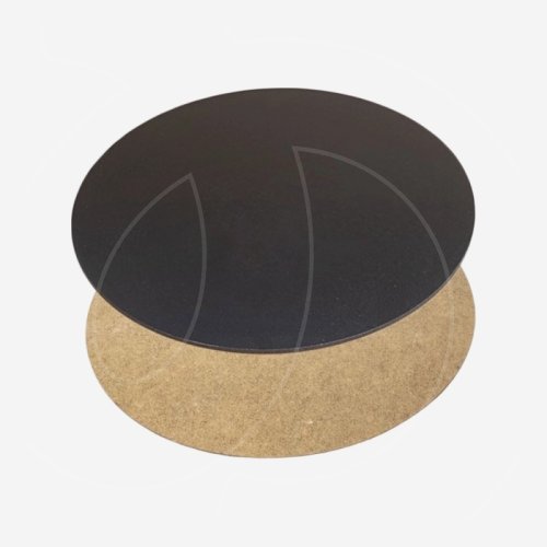 Подложка под торт ЛХДФ Чёрная 3 мм 24 см ТСКЛ20