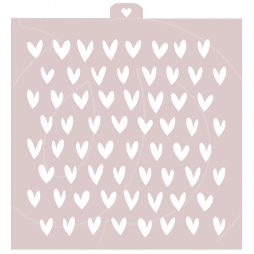 Трафарет кулинарный LUBIMOVA "Вытянутые сердца" LC-00008412