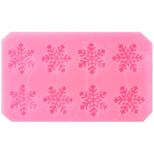 Молд силиконовый "Снежинка" 8 шт 6887473