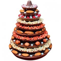 Молд силиконовый 3D "Ёлка-пирамида" 14 см 03202